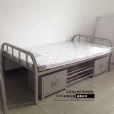 北京包邮铁架床 铁床员工床 单人硬板床单层床 加宽单人床 宿舍床