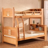 实木高低床子母床双层床上下床儿童床母子床上下铺榉木家具