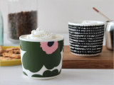 【现货】日本限定marimekko PUKETTI拿铁杯茶水杯咖啡杯马克杯