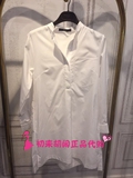MOCO摩安珂正品代购 立领口袋纯色衬衫连衣裙MA1631DRS05 原价999