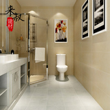 现代简约米黄仿古砖厨房卫生间哑光瓷砖墙砖地砖厕所浴室防滑耐磨