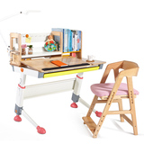 【新品上市】2平米骑士儿童学习桌椅套装高品质枫桦实木