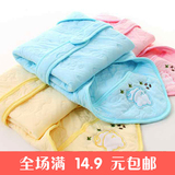 新生儿抱被婴儿被子六层纱布春秋冬季纯棉抱毯宝宝用品包被夹棉