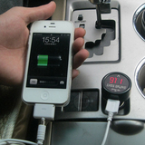汽车电压表 车载点烟器迷你电瓶电压检测仪监测仪USB充电转换器
