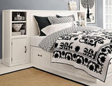 美式乡村卧室家具 双人床多功能储物抽屉柜子组合实木床 可定做