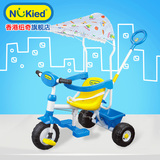 纽奇 儿童三轮车小孩自行车宝宝脚踏车婴儿手推车1-3带斗童车玩具