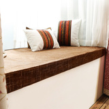 简约现代卧室飘窗垫高密度海绵垫多色定做榻榻米垫阳台垫窗台坐垫