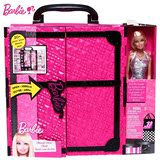 正版美泰芭比娃娃 公主套装礼盒梦幻衣橱X4833手提Barbie女孩玩具