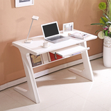 松木书桌办公全实木台式电脑桌简欧家具学习桌实木写字台新中式桌