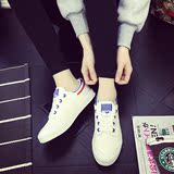 春夏韩版系带平底白色帆布鞋女鞋运动布鞋平跟学生休闲板鞋小白鞋