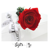 永生玫瑰花束礼盒一朵单长枝只支情人节求婚表白速递包邮[1601-2]