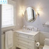 橡木北欧现代美式卫浴室柜组合落地卫生间大理石洗手脸台池面盆柜