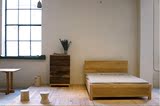 橡木床实木床双人床1.8米1.5m高档1.2米成人床加宽加长大床可定制