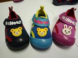 MIKI*HOUSE2016年夏小熊小兔图案宝宝婴儿网布鞋子软底学步鞋凉鞋