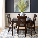 特价美式田园实木餐桌椅组合 1.6米欧式风格新维多利亚长方型饭桌