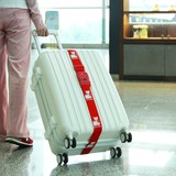 十字行李箱打包带TSA海关密码锁出国托运拉杆旅行箱捆绑行李带子