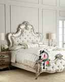 美式实木床法式复古双人床新古典单人雕花公主婚床卧室家具欧式床