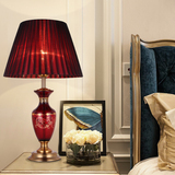 包邮欧式水晶台灯LED婚庆别墅酒店客厅书房卧室优质玻璃创意台灯