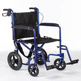 巨贸轮椅老人代步车旅行超轻便折叠加厚钢管便携式推车老年轮椅车