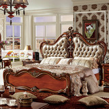 卧室套装组合欧式双人床衣柜梳妆台五六件套房美式成套家具实木