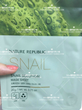 现货韩国代购Nature Republic自然乐园保湿美白修痘印蜗牛面膜