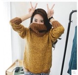 ZARA女装正品2016秋冬新款韩版高领纯色时尚套头毛衣针织显瘦打底