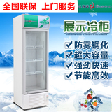 成云冷藏展示柜 保鲜柜立式单门饮料柜玻璃门 商用冰箱冰柜LG-198