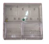 单相3户透明塑料电表箱 预付费电表箱 插卡式电表箱 配电箱布线箱