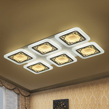 客厅吸顶灯LED简约现代家用中式灯大厅灯花窗造型卧室灯新款超薄