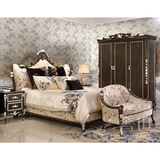 奢世欧式实木欧式床双人床1.8米/2.0米卧室婚床高端定制点墨系列