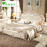 欧式床双人床1.8米大床公主床高箱床美式法式简欧韩式田园床家具