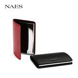 NAES名片盒男士 商务高档名片夹女大容量时尚创意定制金属名片盒