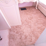 包邮加厚丝毛长方地毯客厅卧室满铺茶几床边毯定制可水洗防滑地垫