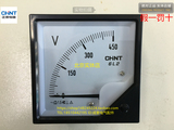 正品 正泰 仪表 电压表 6L2-450V 指针表 面板孔80*80 开孔76*76