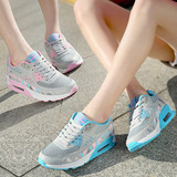 女鞋休闲鞋夏季女士运动鞋网面透气跑步鞋防滑气垫学生旅游鞋D361