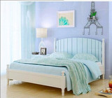 包邮地中海风格实木床比邻乡村床欧式床美式床韩式公主床单人床