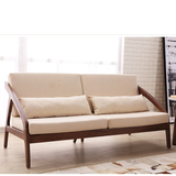 新中式现代简约布艺沙发明清古典沙发中式家具全实木沙发现货定制