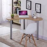 厂家直销 钢木家具 简约现代新款拐角弧形台式电脑桌   可订制