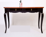 厂家定制新古典实木书桌简约欧式写字台学习桌后现代实木书房家具