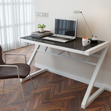 现代Z造型电脑桌台式家用宿舍办公桌简易创意书桌卧室写字台学习