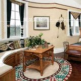 手工羊毛圆形地毯转移圆桌定做加厚现代欧式客厅卧室茶几床边地毯