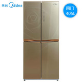 美的(Midea)BCD-405TGEM/家用四门十字对开玻璃面板 花律金电冰箱