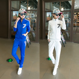 2016春秋女士新款韩版休闲大码运动服套装学生修身显瘦卫衣两件套