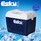ESKY 27L户外便携保温箱/冷藏箱 钓鱼箱 车载冷热冰箱 外卖医药箱