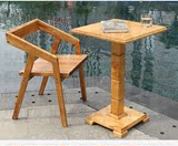 简约小木桌子休闲方桌宜家茶几户外边桌实木角几现代客厅边几方形