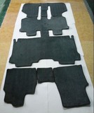 定制香港Alphard埃尔法七座盖轨道绒面汽车地毯脚垫加大版型热销