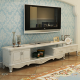 欧式电视柜 法式简约电视机柜 大理石电视柜 电视柜茶几组合套装