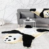 卡通儿童熊猫地毯客厅卧室茶几床边毯满铺吸水地垫防滑垫子可水洗