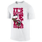 AJ乔丹胭脂六情侣款短袖T恤 男子篮球针织纯棉青年学生 运动短袖