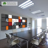 Magwall磁性软白板公司装饰企业文化墙看板公告栏墙贴宣传栏贴纸